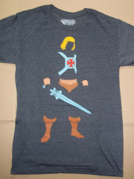 Masters Of The Universe He-Man Mens Adult Unisex T-Shirt - Available S & M