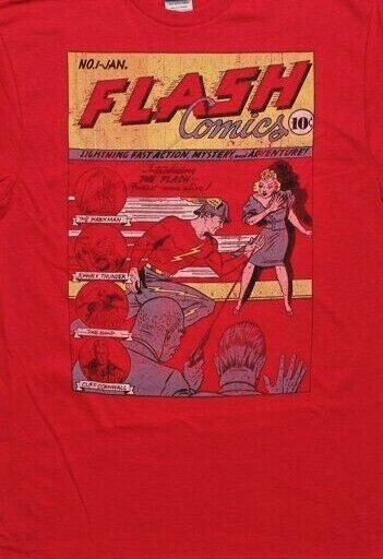 The Flash No. 1 (Carmine Infantino) Mens Small Unisex T-Shirt -new old stock