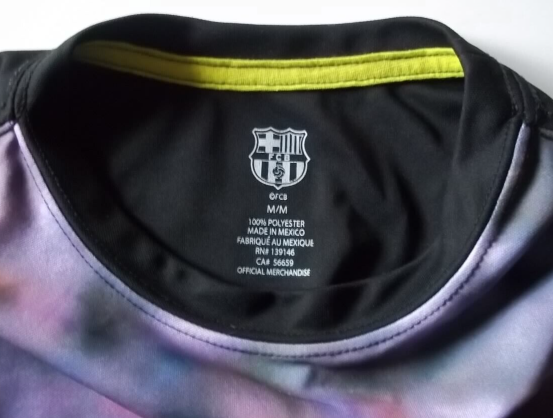 FC Barcelona Lionel Messi Sublimated Mens Medium Unisex T-shirt -Excellent
