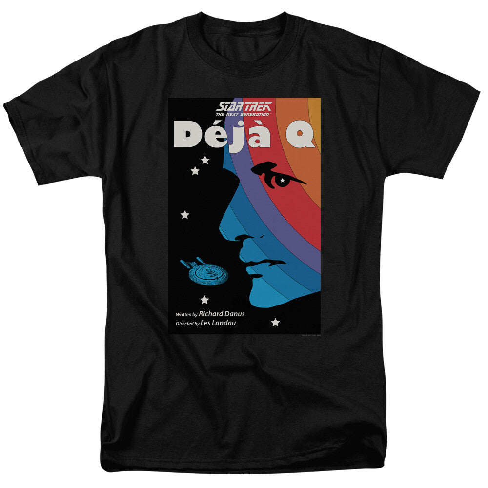 Star Trek: TNG "Deja Q" John De Lancie Men Unisex T-Shirt -Available Sm to 5x