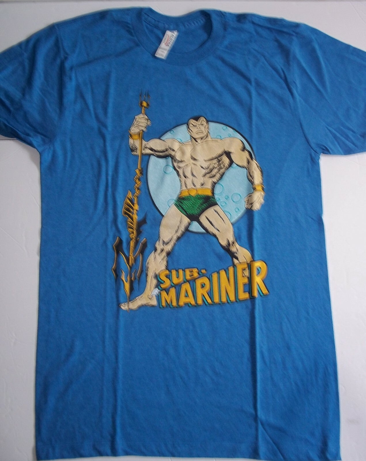 Namor, The Sub-Mariner  Mens Unisex T-shirt -Available Sm to Lg.
