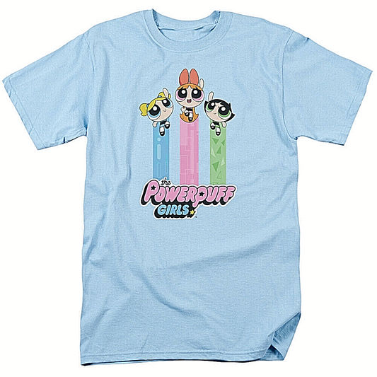 Powerpuff Girls "The Girls Fly" Mens Unisex T-shirt -Available in Sm to 3x