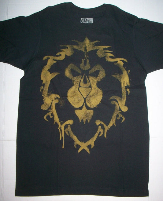 World Of Warcraft Lion Alliance Adult Unisex T-Shirt - Size S, M & L