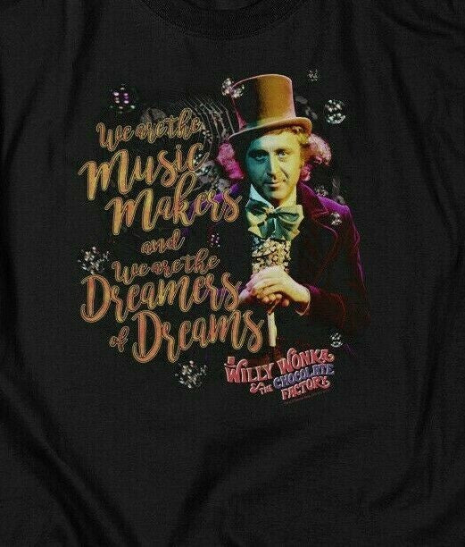 Willy Wonka & the Chocolate Factory, Music Maker Mens T-Shirt Available Sm to 5x