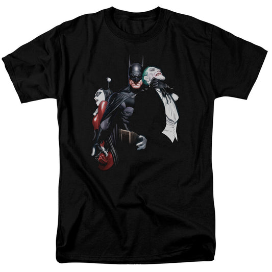 Batman "Choking Joker & Harley" (Alex Ross) Mens Unisex T-Shirt, Choice Sm to 5x