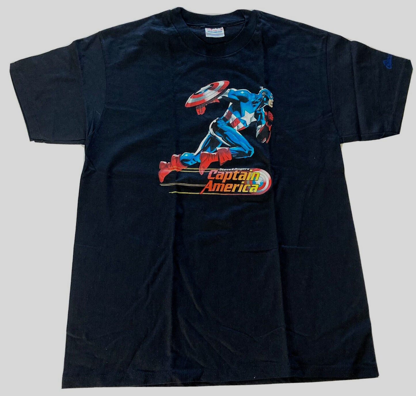 Marvel Comics, Captain America "Battle Charge" Mens Large Unisex T-Shirt - New