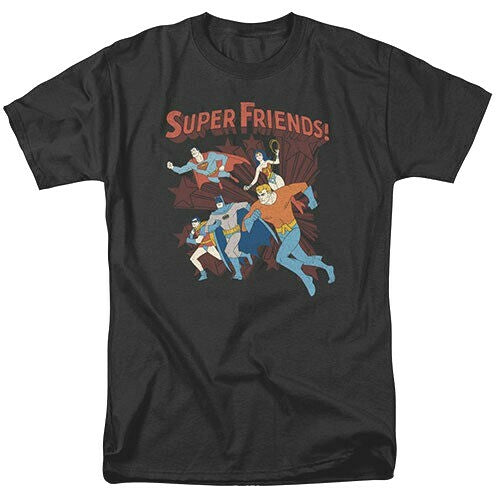 DC Comics Super Friends 70s TV Series Men Adult Unisex T-Shirt Available Sm 5x