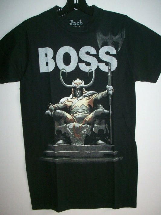 Marvel Loki BOSS Small Adult Unisex T-Shirt - New