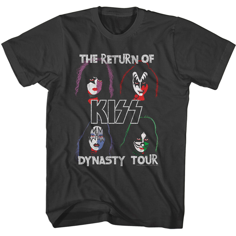 KISS "Return of Dynasty Tour" Mens Unisex T-Shirt -Available in Sm to 2x
