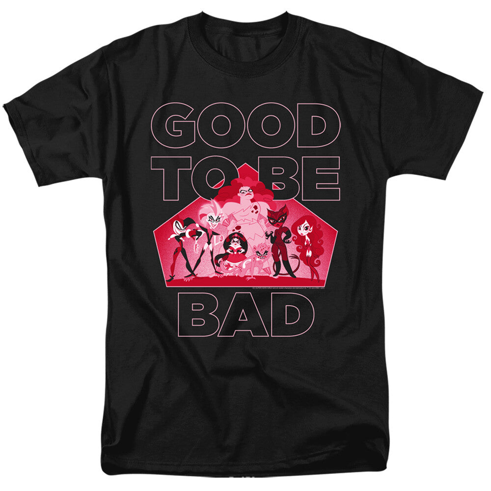DC Super Hero Girls "Good to be Bad!" Mens Unisex T-shirt -Available Sm to 3x