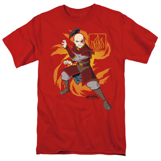 Avatar, The Last Airbender "Zuko Flame Burst" Mens T-Shirt, Available Sm to 5x
