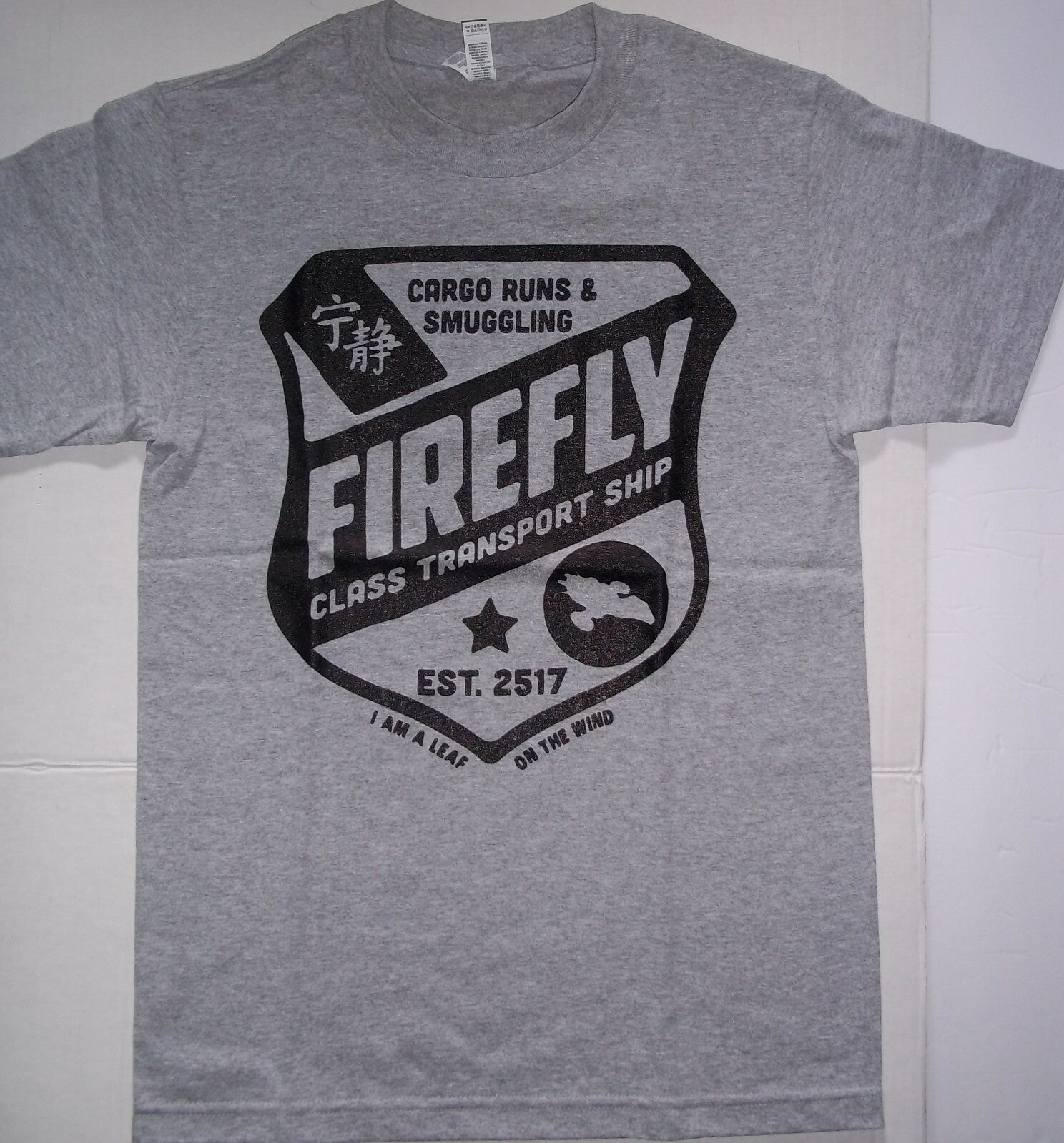 Serenity: Firefly "Cargo Runs & Smuggling Mens Small or 2x Unisex T-Shirt -New