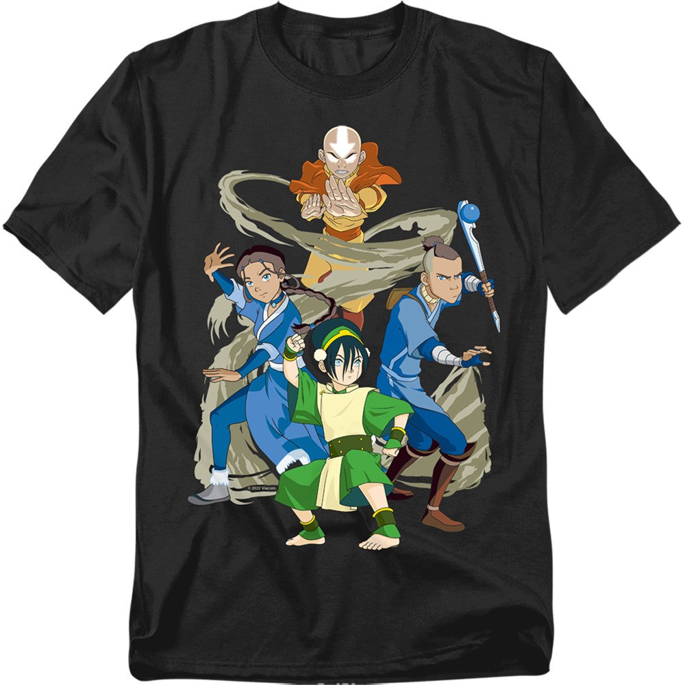 Avatar The Last Airbender, "Team Avatar" Mens T-Shirt -Available Sm to 5x -New