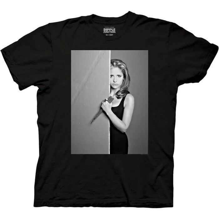 Buffy the Vampire Slayer, "Buffy with  Stake" Mens T-Shirt -Available Sm to 3x
