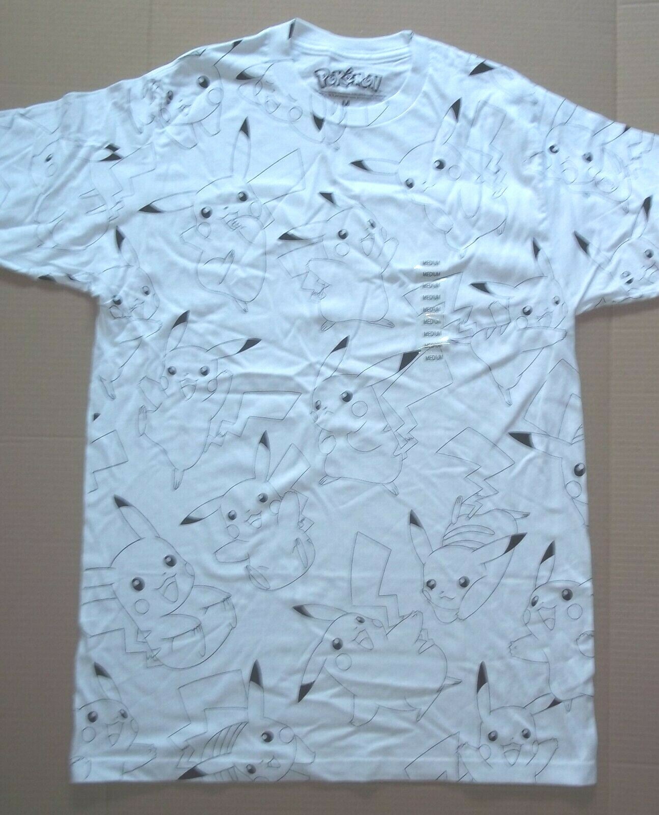 POKEMON  Men's Unisex  T-shirt - Available in Medium, Large and X-Large