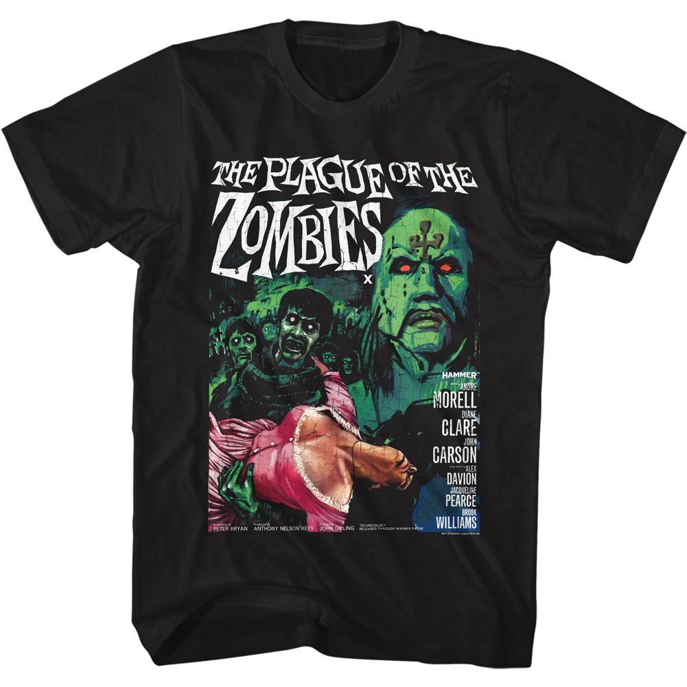 The Plague of the Zombies "Hammer Films" Mens Unisex T-Shirt, Choice Sm to 3x