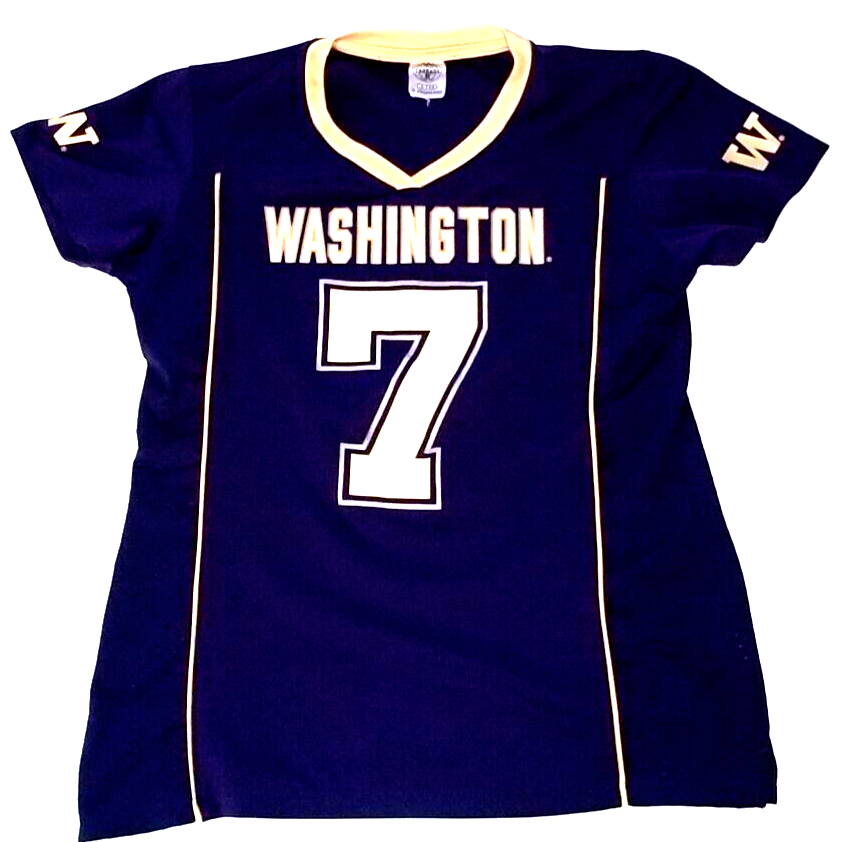 University of Washington Huskies Women Jersey T-Shirt - Size Small 4/6
