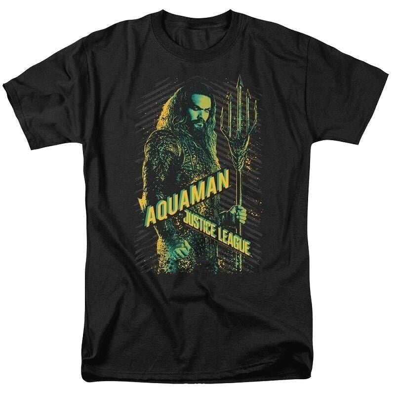 DC Aquaman Movie, Jason Mamoa Mens Unisex T-Shirt -Available in Sm to 5x