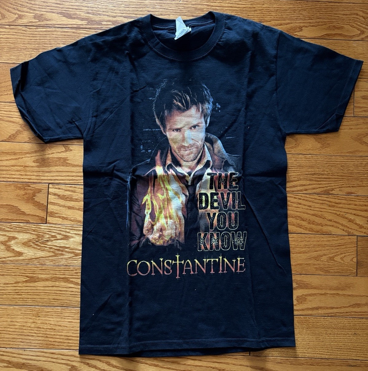 Constantine "The Devil You Know"  Mens Small  Unisex Graphic T-Shirt - NOS