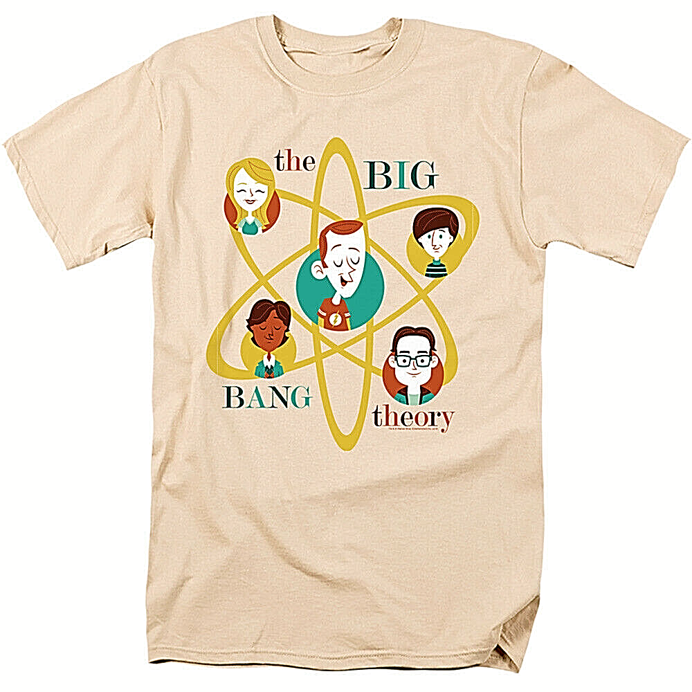 Big Bang Theory "Atomic Friends" Mens Unisex T-Shirt -Available Sm to 3x