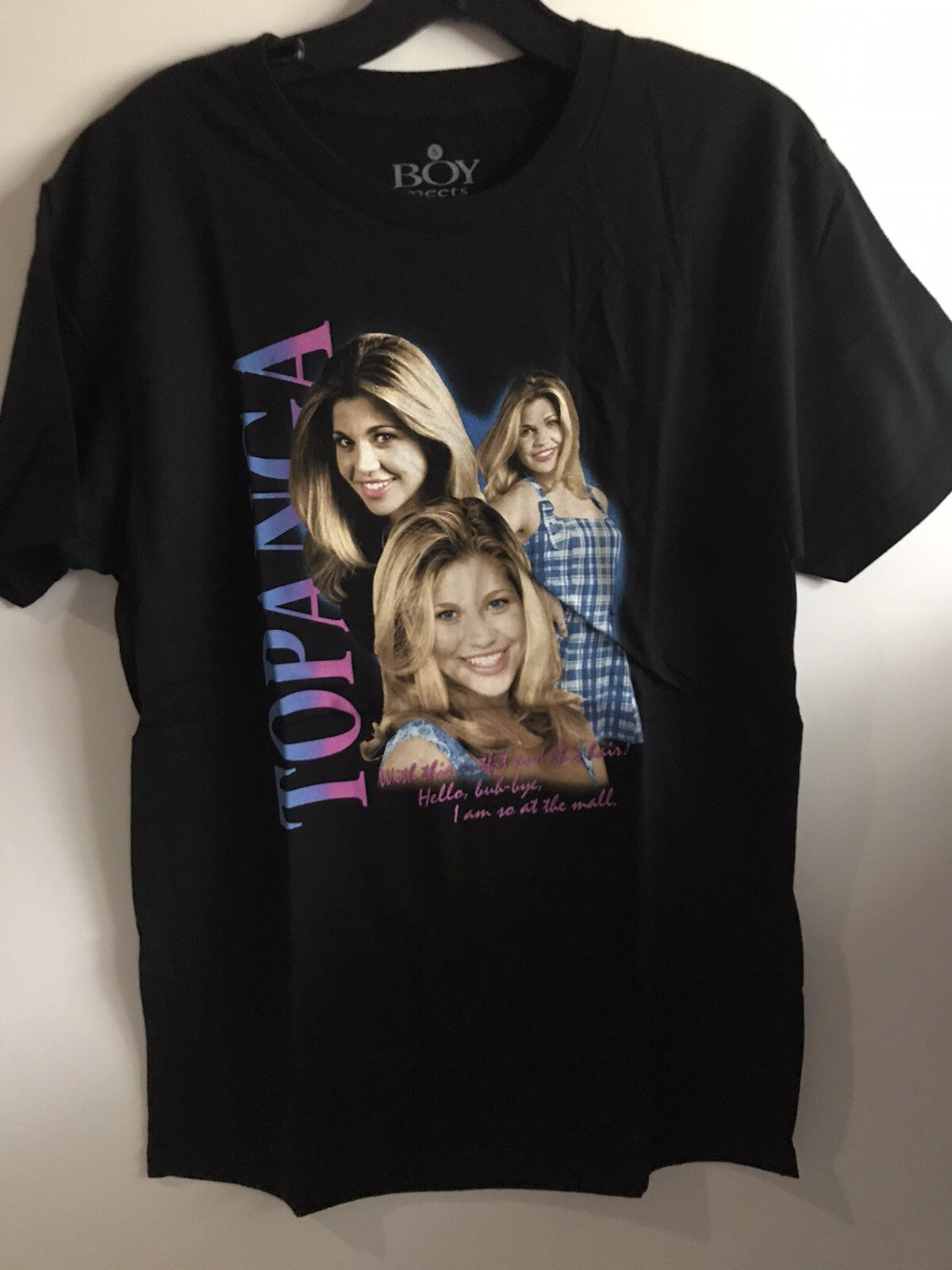 Boy Meets World "Topanga Lawrence" Mens Unisex T-Shirt. Available in Sm to xL