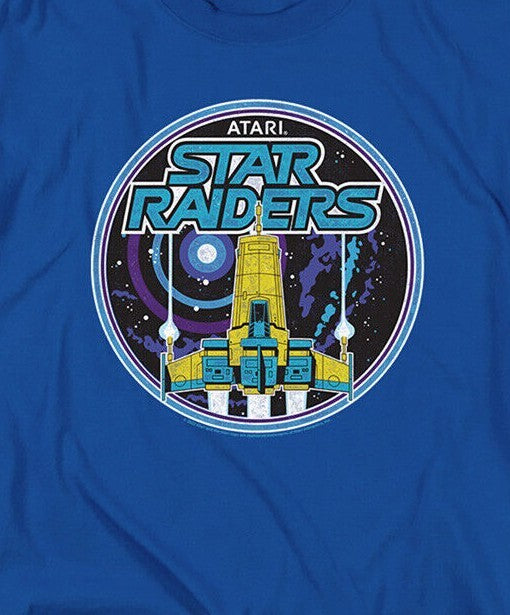 Atari Games "Star Raiders" Mens Unisex T-shirt -Available in Sm to 3x -new