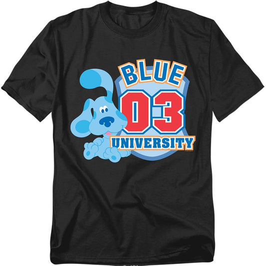Blue's Clues "Blue University" Mens Unisex T-Shirt, Available in Sm to 5x -new
