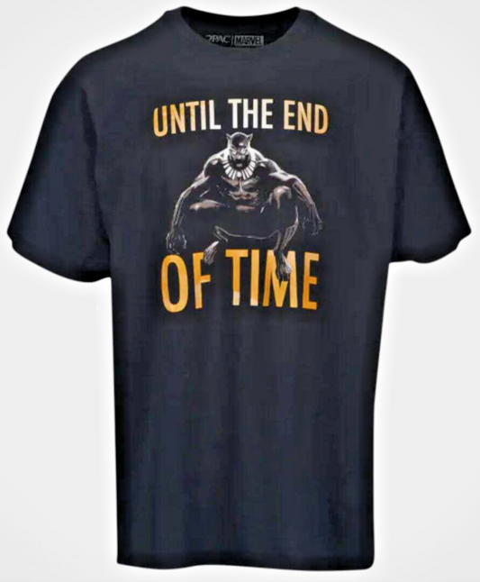 Marvel Black Panther / 2 PAC "Until The End Of Time"  Mens Medium Unisex T-Shirt