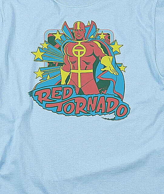 DC Comics, Red Tornado Mens Adult Unisex T-Shirt Available Sm to 3x
