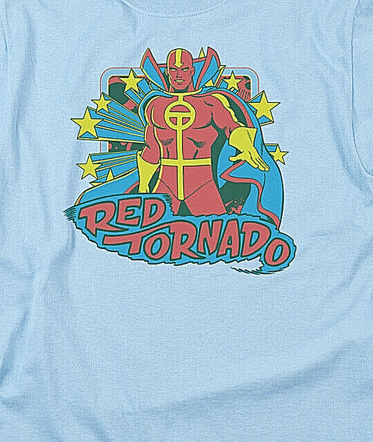 DC Comics, Red Tornado Mens Adult Unisex T-Shirt Available Sm to 3x