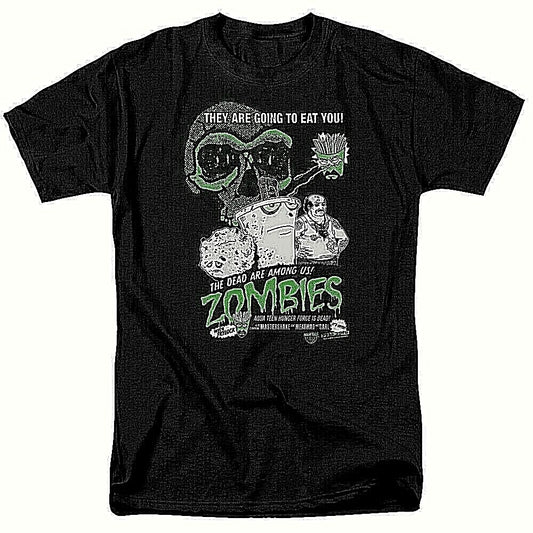 AQUA TEEN HUNGER FORCE "Zombies" Mens Adult Unisex T-Shirt -Available Sm to 5x