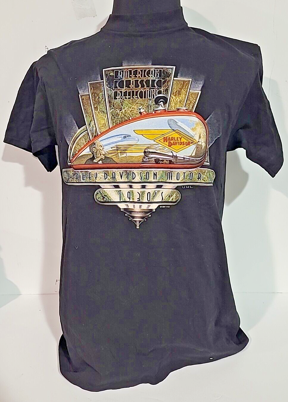 Harley-Davidson "Lake Shore" Waukegan, IL. Mens Large T-Shirt -new