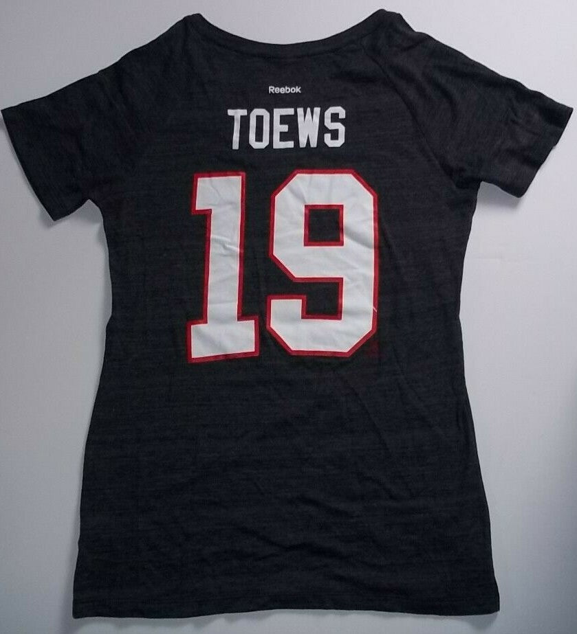 Ladies Large NHL  Chicago Blackhawks Toews V-Neck T-shirt - New