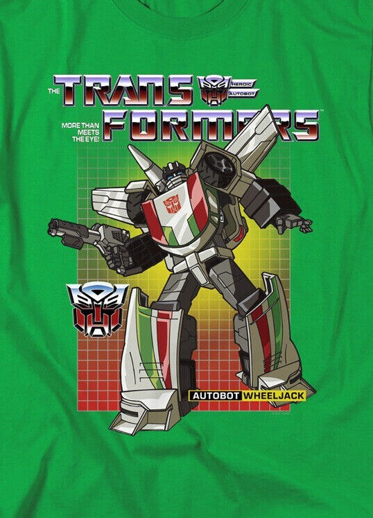 Transformers "Wheeljack" Mens Adult Unisex T-Shirt -Available sm to 4x