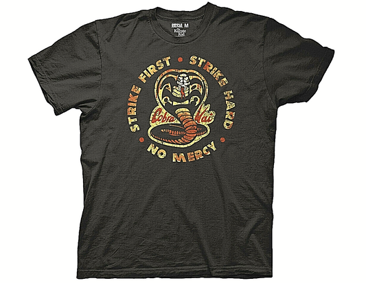 The Karate Kid ¨First Strike, No Mercy¨  Mens Unisex T-Shirt, Available Sm to 3x