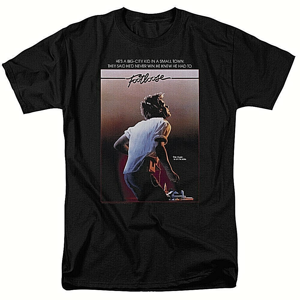 Footloose "Movie Poster"  Mens Adult Unisex T-Shirt Available in Sm to 5x 