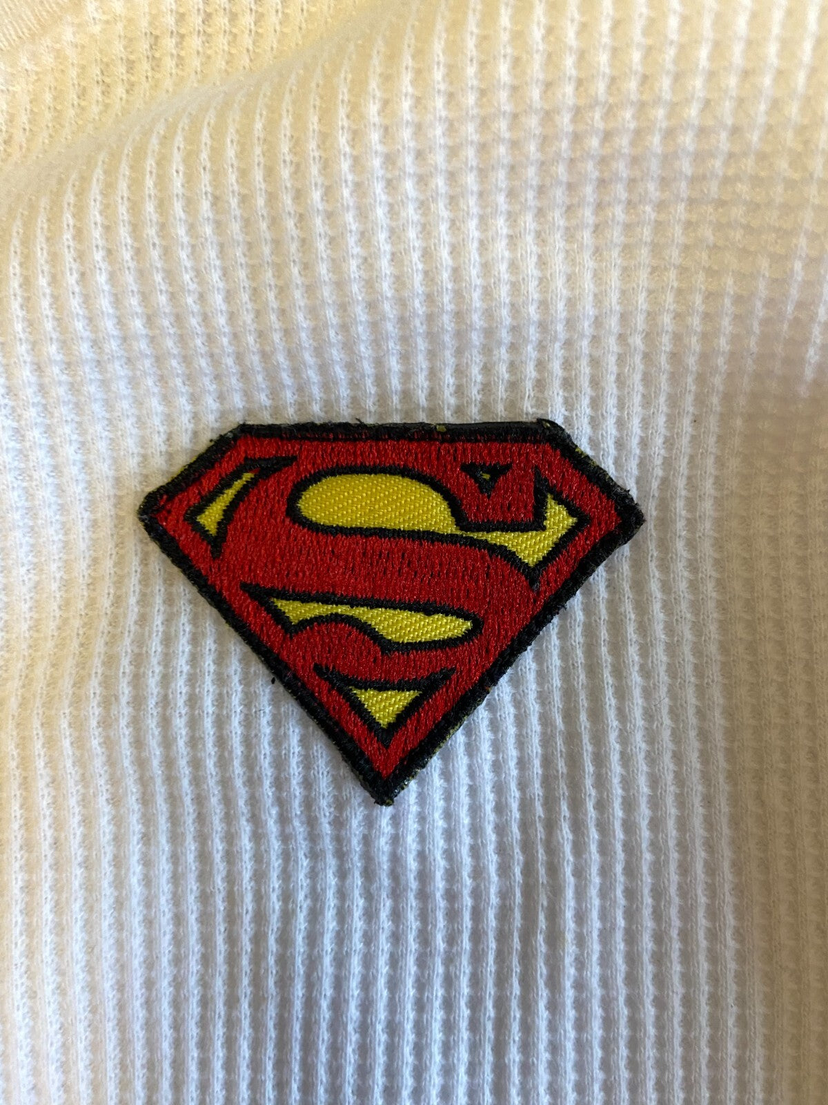 DC Comics Superman Youth Long Sleeves Thermal T- Shirt - Size 7  New