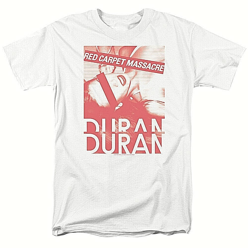 Duran Duran "RED CARPET MASSACRE"  Mens Unisex T-Shirt - Available Sm to 3x