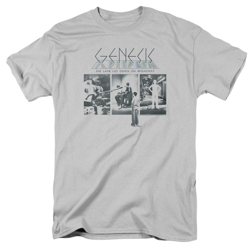 GENESIS "Down on Broadway" Album cover Mens Unisex T-Shirt -Available Sm to 3x