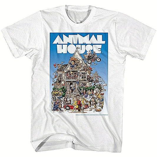 Animal House Poster (John Belushi) Mens Adult Unisex T-Shirt -Available Sm to 2x