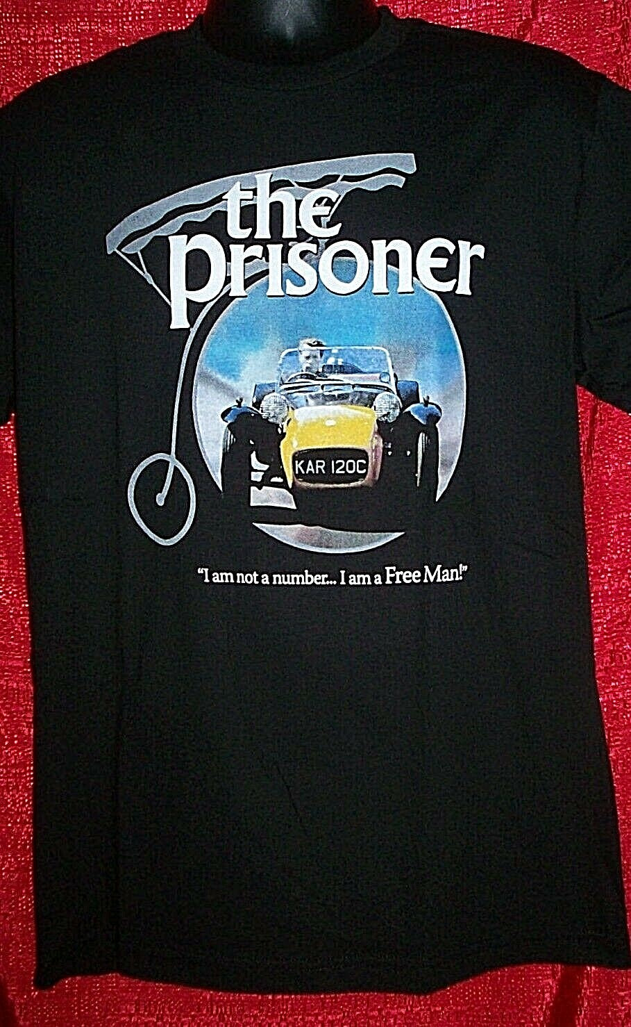 The Prisoner 1960s British TV Series Mens Unisex T-Shirt -Available in Sm to 3x