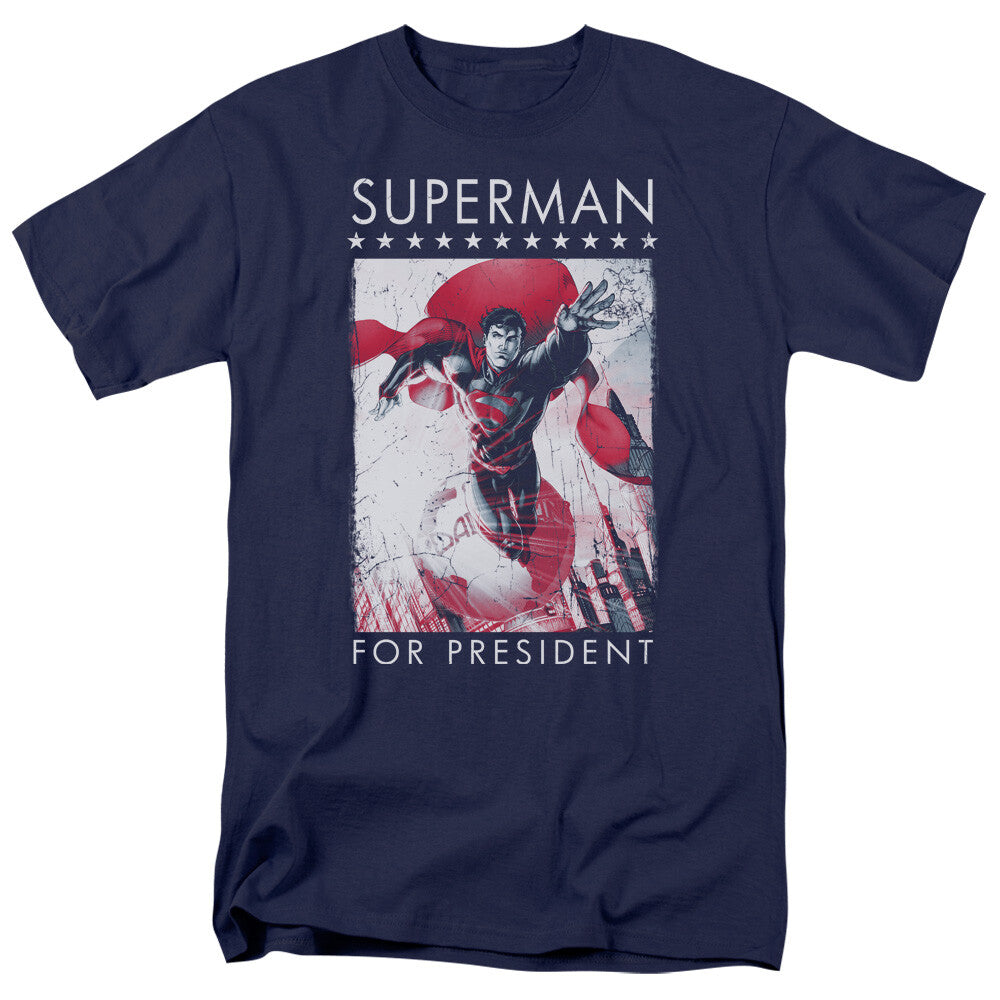 DC Superman "Superman for President!" Mens T-shirt -Available Sm to 5x -new