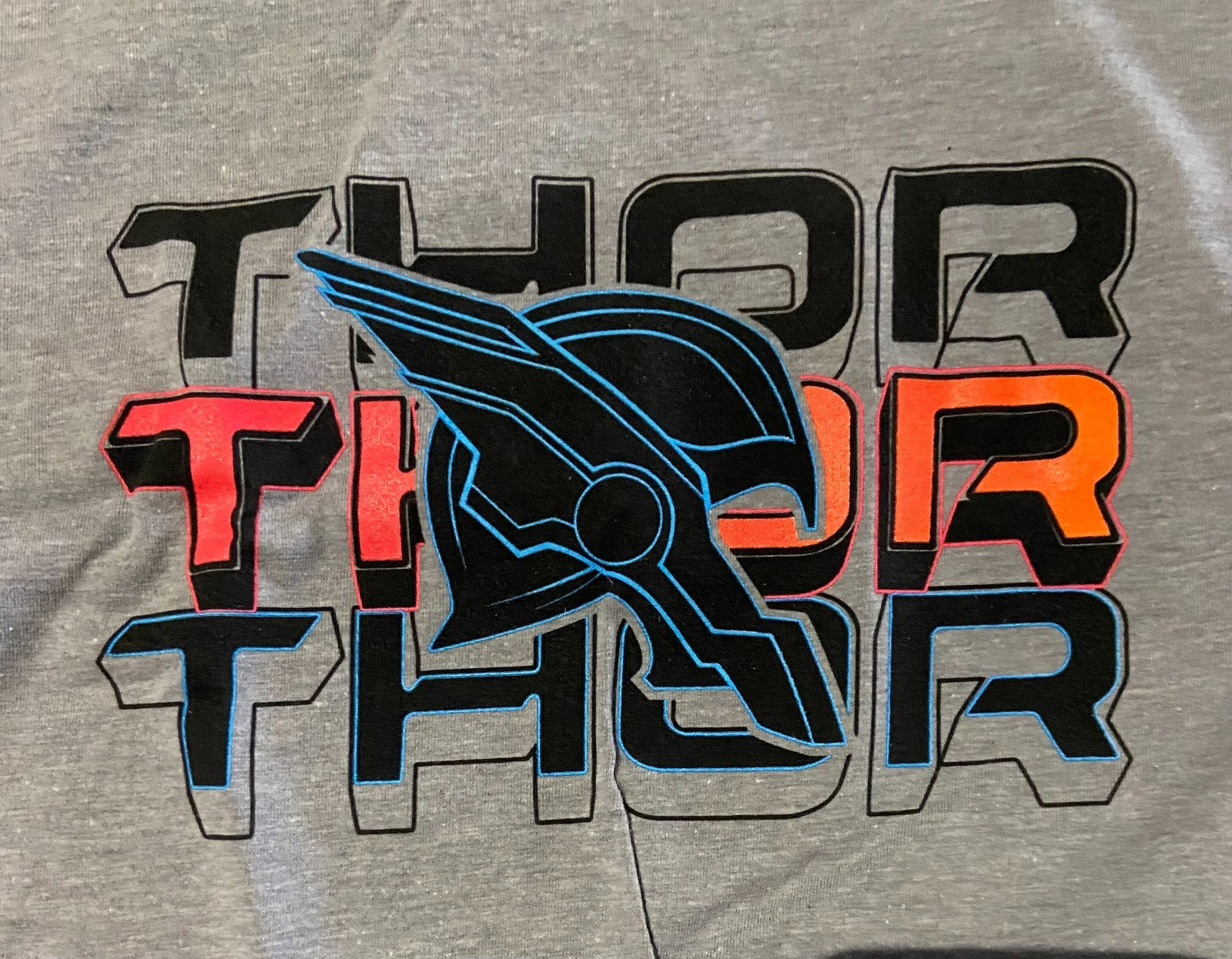 Under Armour Marvel Comics Thor Youth Tshirt HeatGear Size Large New