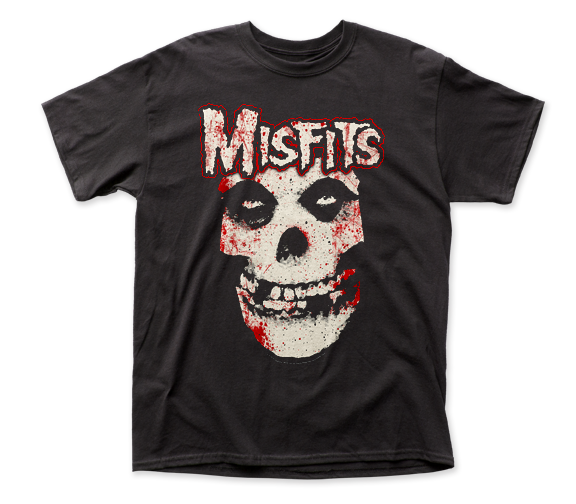 the MISFITS "Bloody Skull" Logo Mens Unisex T-Shirt - Available in Sm to 3x
