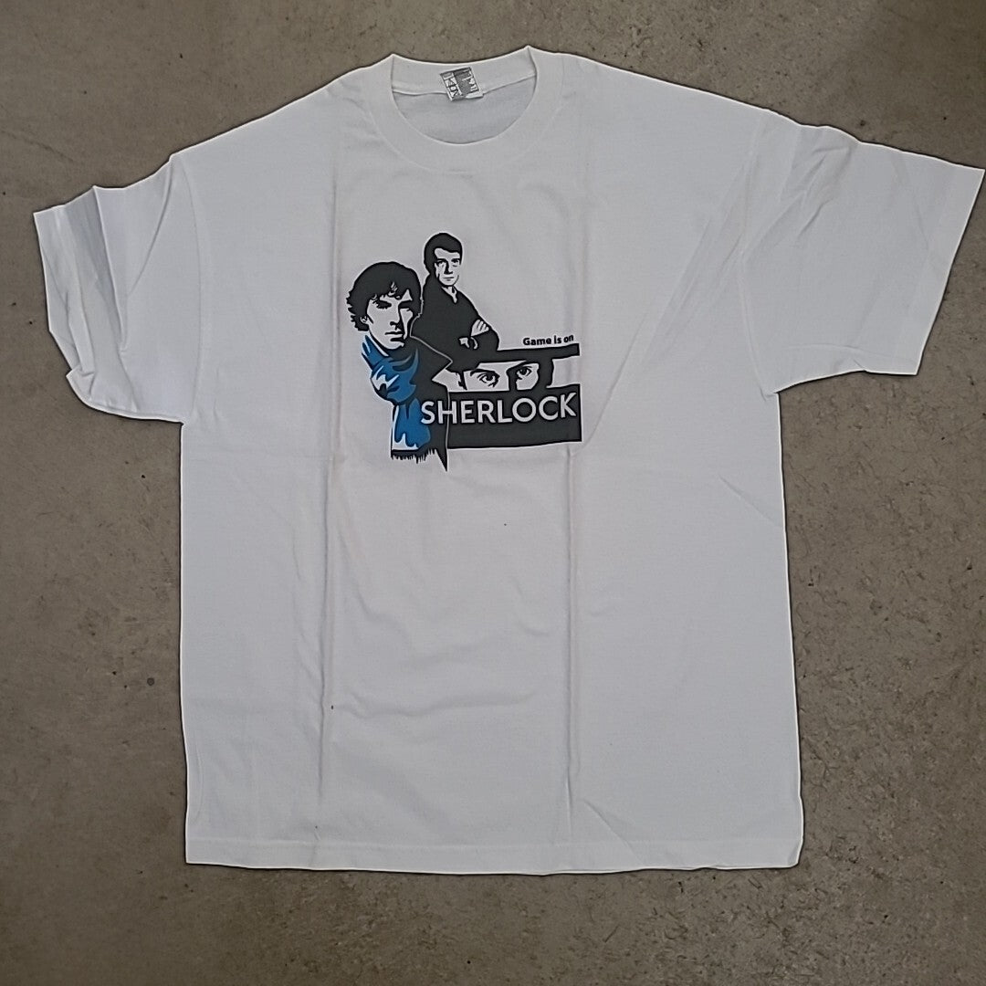 Sherlock "Game On" Mens Unisex T-Shirt -Available in Sm to 2x -new