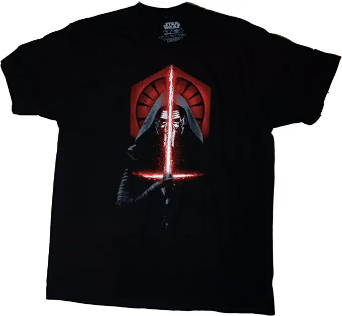 Star Wars,"Kylo Ren, Leader of the First Order" Mens T-Shirt, Available Sm to 2x