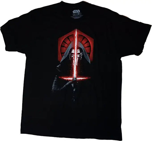 Star Wars,"Kylo Ren, Leader of the First Order" Mens T-Shirt, Available Sm to 2x