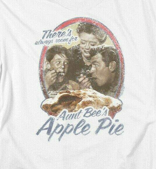 Andy Griffith Show "Room 4 Aunt Bea's Apple Pie" Mens Small Unisex T-Shirt -new