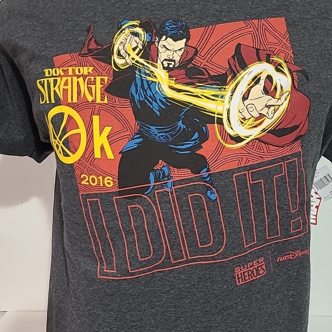 Marvel Dr Strange 10K Disney Run 2016 Mens Medium Unisex T-shirt - New