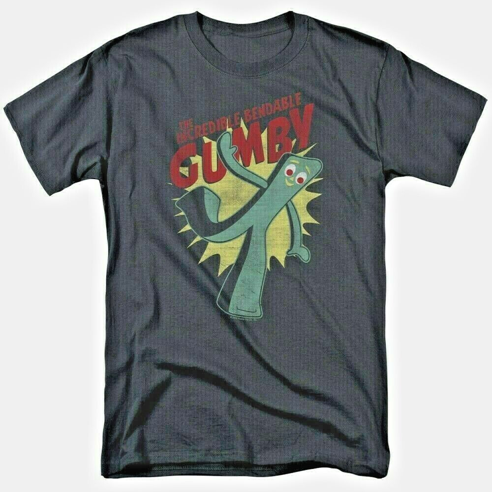 Gumby "Incredible, Bendable!"  Adult Unisex T-Shirt, Available Sm to 5x